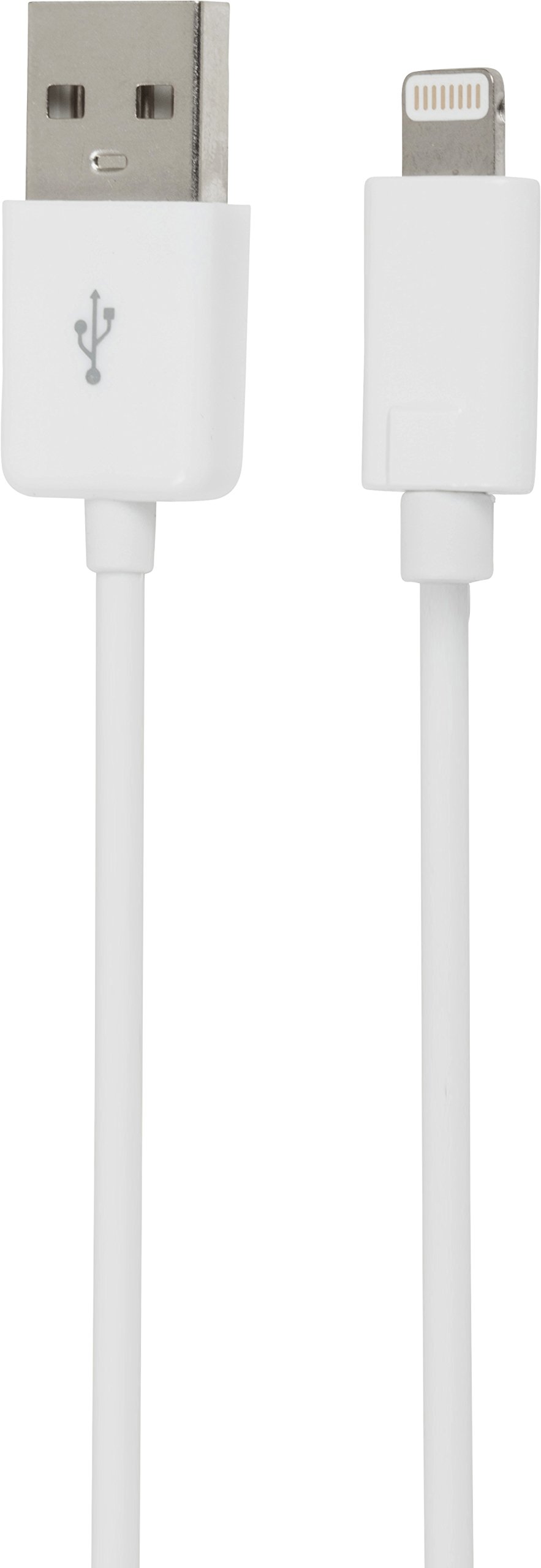 MFI Certified USB Charging & Sync Cable for iPhone, iPad - Fast Charging & Data Transfer - White (Retail Packaging) - Perfect for Home, Office & Travel