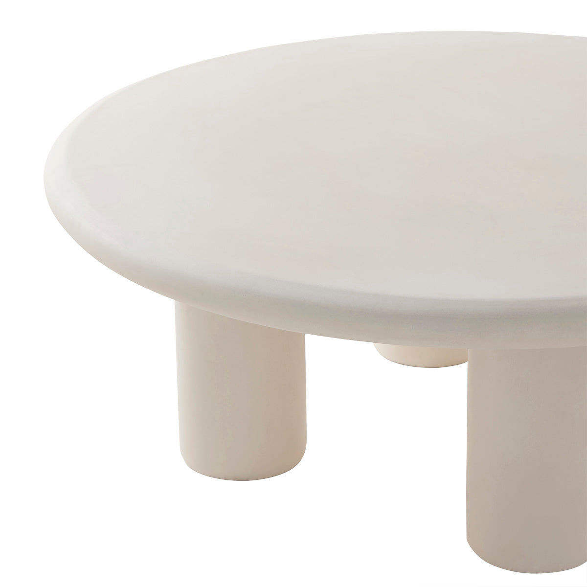 Husk Earth Outdoor Coffee Table - Weather-Resistant Patio Furniture for Garden, Deck, and Poolside Relaxation