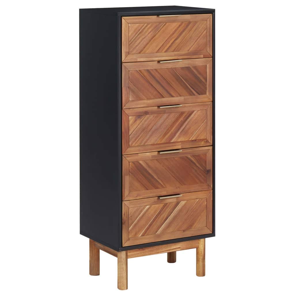 Modern Acacia Wood Sideboard Coffee Bar Buffet Cabinet with Storage - Kitchen, Dining Room & Living Room Console Table - Perfect for Entertaining, Storage & Home Decor