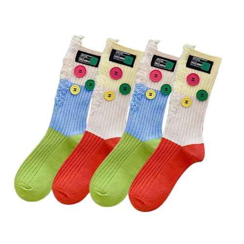 Green Orange 4 Pairs