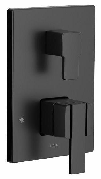 Moen 90 Degree M Core 3 Series Valve Trim with Integrated Diverter - Matte Black UTS9011BL for Shower and Bathroom Faucet Installation
