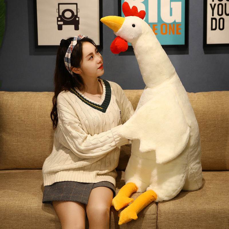 Giant Huggable Chicken Plush Toy - 30