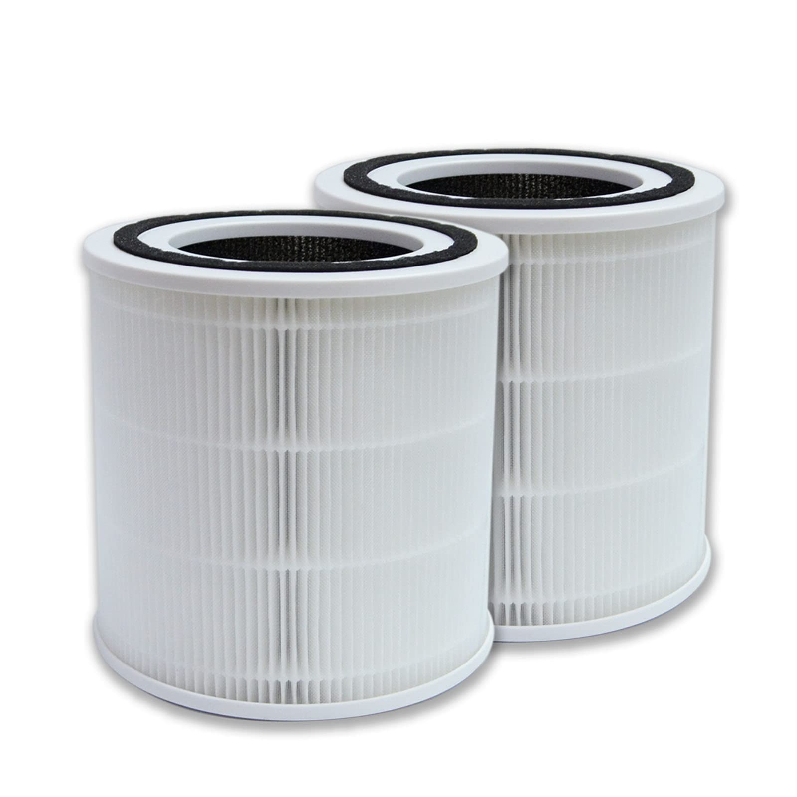 PUREBURG Replacement HEPA Air Purifier Filters 2-Pack - H13 True HEPA + Activated Carbon 4-Stage Filtration for TT-AP005 - Removes Dust, Pollen, Pet Dander & VOCs - Perfect for Home, Office and Allergy Relief
