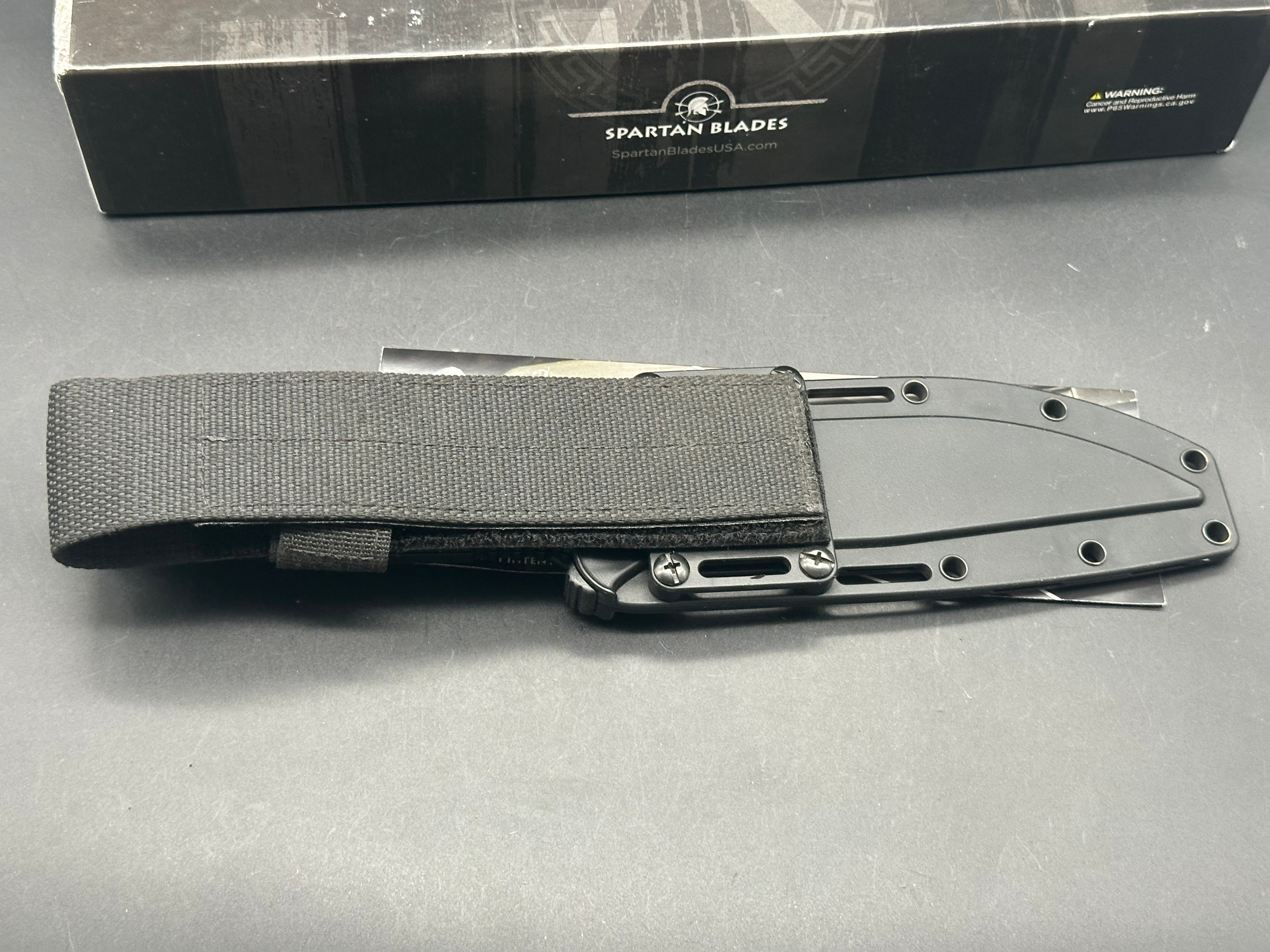 Spartan Blades Harsey Fighter Fixed Blade Knife - 6.1