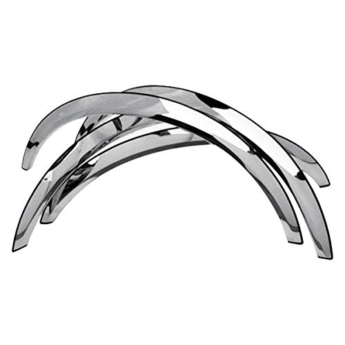310107 - Mirror Polished Stainless Steel Wide Width Fender Trim Set of 4 for Honda Accord | Perfect for Car Customization & Exterior Protection