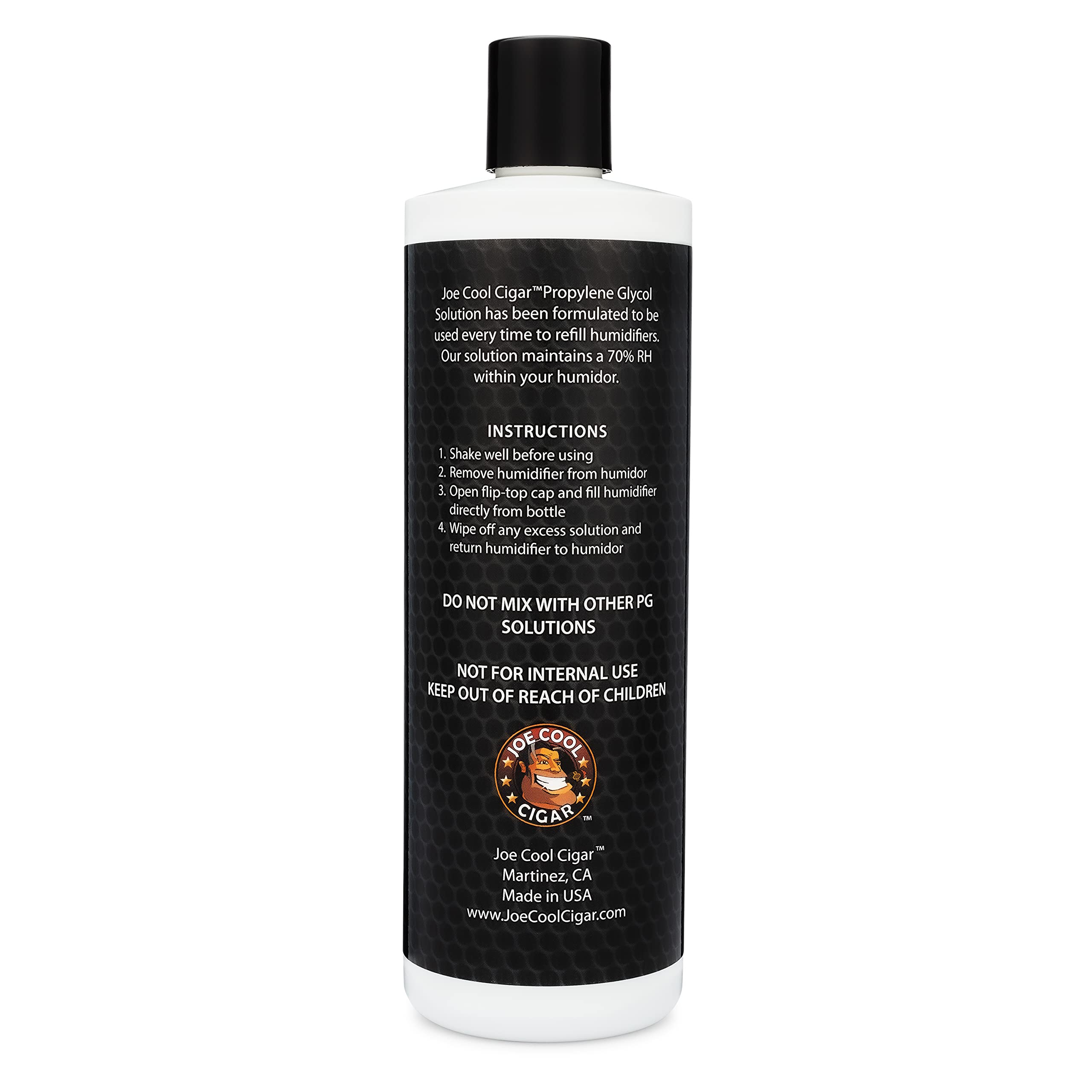 Premium Propylene Glycol Humidor Solution for Cigar Humidifiers - 16 oz Bottle (2-Pack) | Maintain Perfect Humidity for Cigars & Tobacco Storage