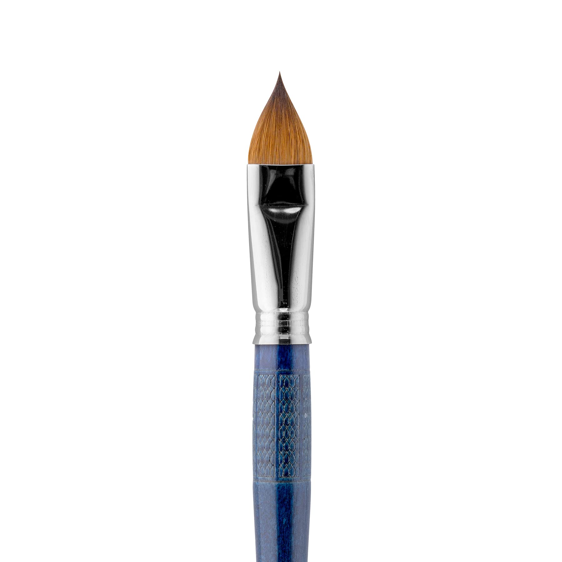 Speedball Escoda Optimo Series Size 20 Kolinsky Filbert Brush for Oil & Acrylic Painting - Professional Artist Long Handle Paintbrush for Canvas, Portrait & Fine Art Techniques
