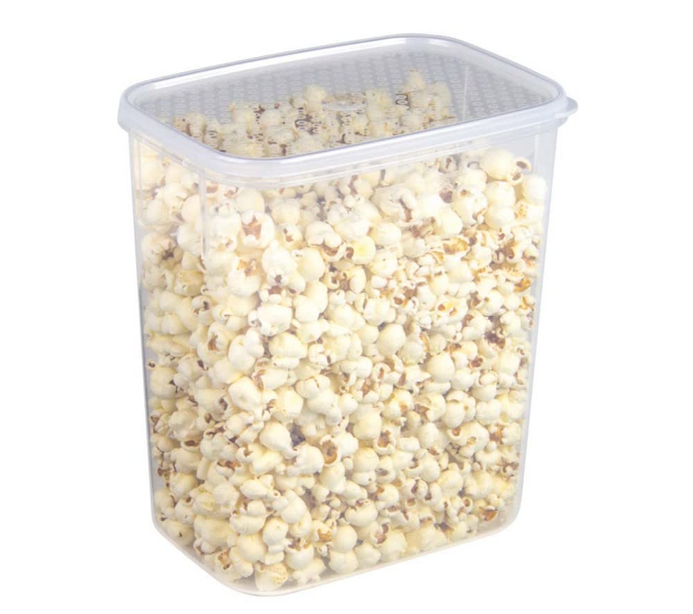 Tellfresh Tall Large Storage Container with Pantry Scoop | 3L Airtight Food Storage Container for Kitchen & Pantry | Stackable Design for Space Saving | Perfect for Dry Food, Cereal, Flour, Rice & Pet Food Storage
