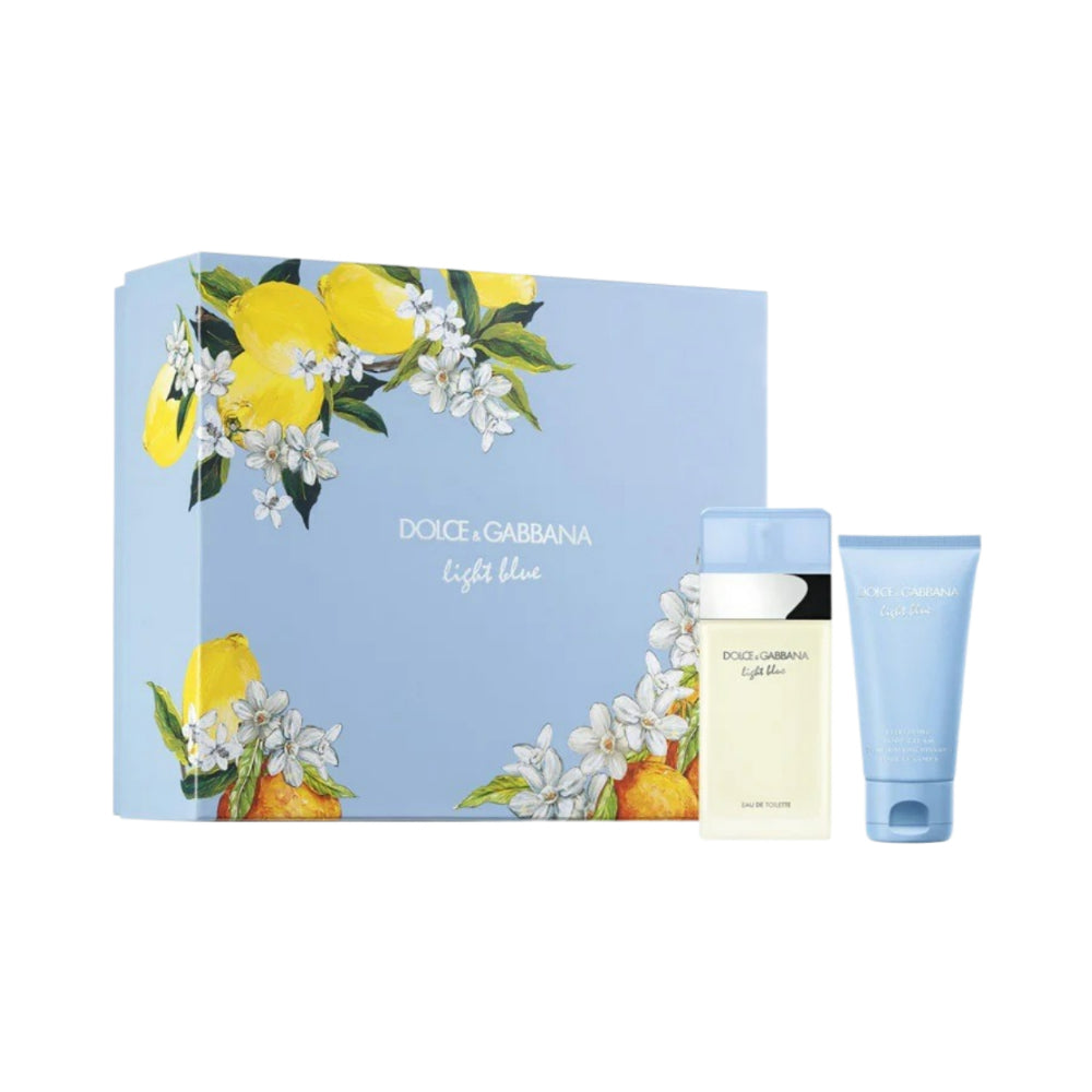 Light Blue 2-Piece Eau de Toilette Set - 100ml Perfume for Women | Fresh Citrus Floral Scent | Perfect for Daytime Wear & Summer Occasions