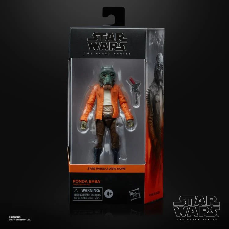 Star Wars The Black Series Ponda Baba Action Figure - 6-Inch Collectible Toy from A New Hope | Perfect for Fans, Collectors, and Display Scenes