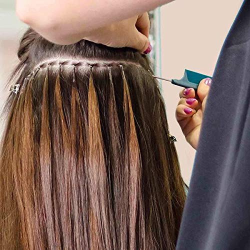 RemeeHi Brazilian I-Tip Human Hair Extensions 18 Inch Wavy Stick Tip 100g Real Human Hair #130 Orange – Perfect for Parties, Weddings & Everyday Styling