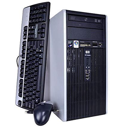 HP DC 7900 Tower Desktop Computer - Intel Core 2 Duo 2.93GHz, 4GB RAM, 250GB HDD, DVD-RW, WiFi, Windows 10 Pro 64-Bit - Ideal for Office Work, Home Computing & Business Use
