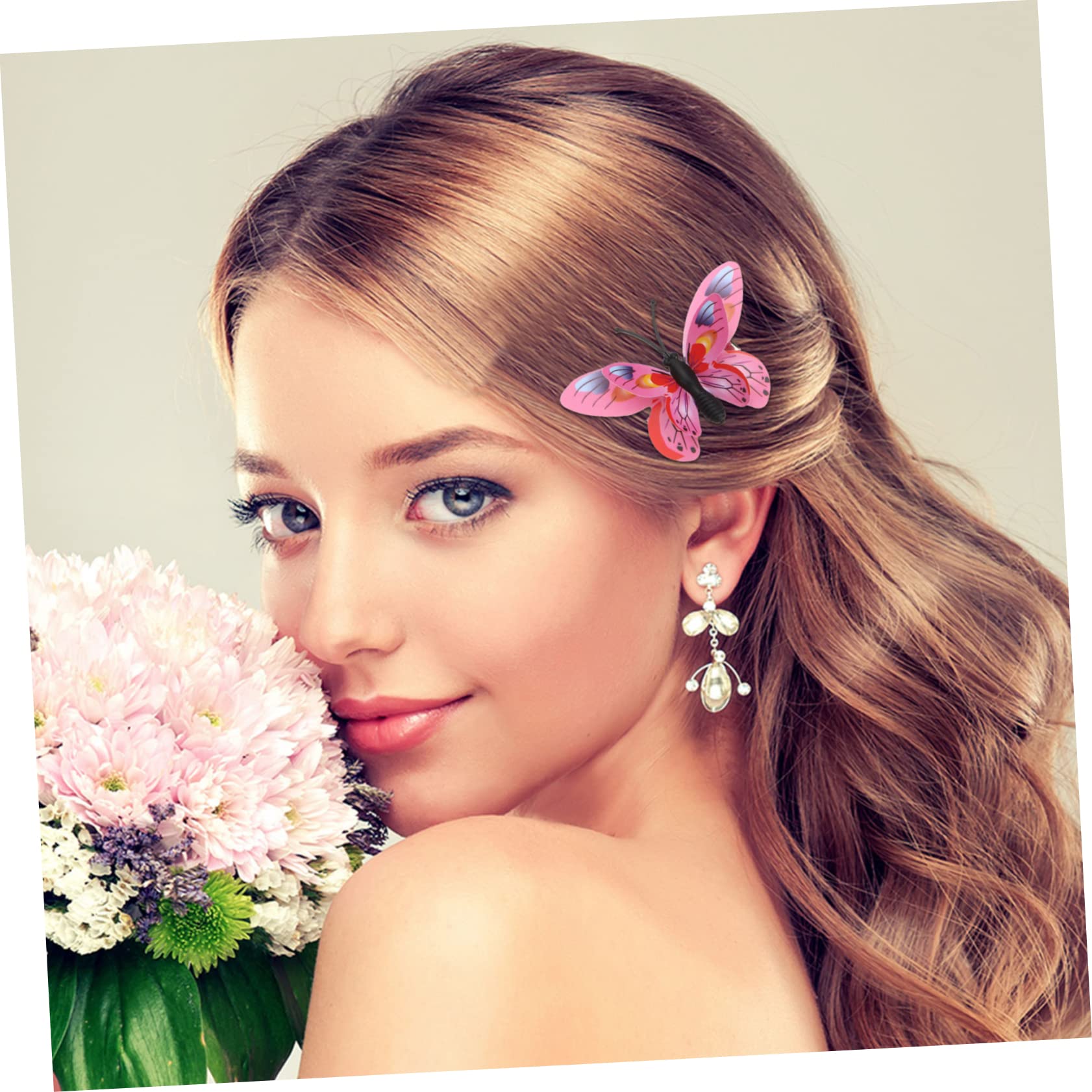 Minkissy 12-Piece Butterfly Hair Clips Set - Elegant Hairpins & Hair Accessories for Women - Perfect for Parties, Weddings & Everyday Styling