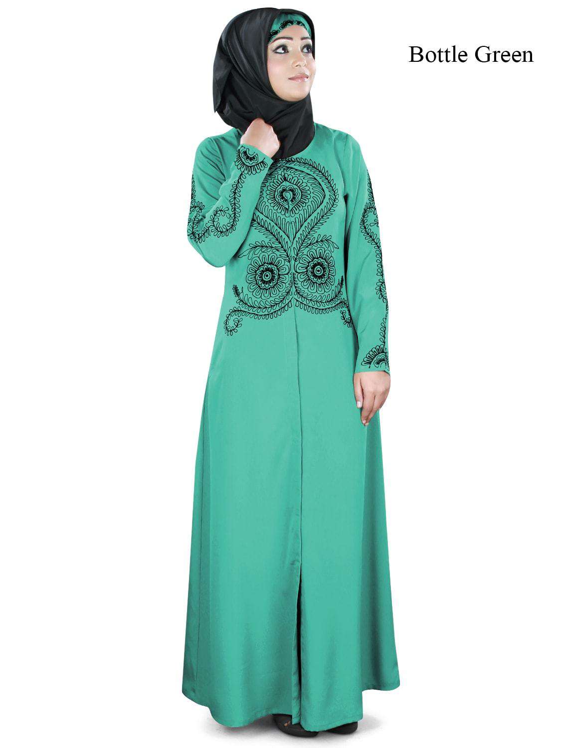 Elegant Mahnoor Abaya for Women - Modest Islamic Dress - Perfect for Prayer, Eid, and Special Occasions