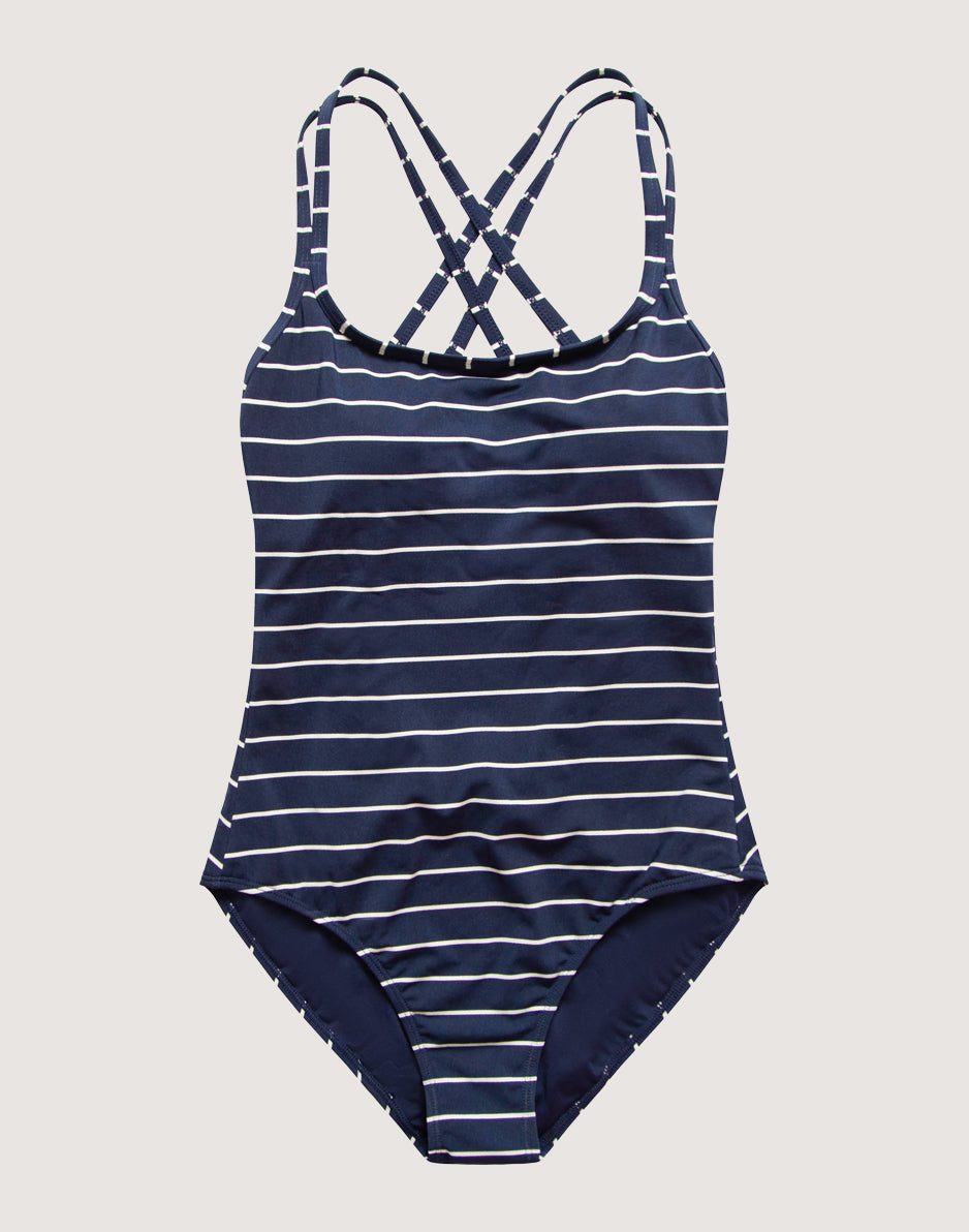 Beacon One Piece: Nautical Style Swimwear for Women - Perfect for Beach Vacations, Pool Parties & Summer Getaways