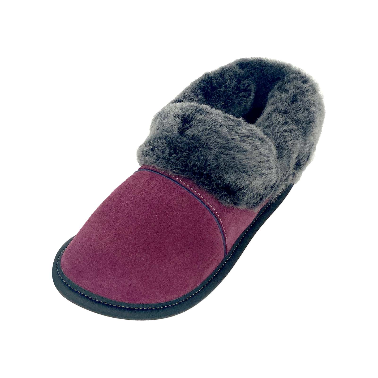 Cozy Women's Low Cut Sheepskin Slippers - Soft Indoor/Outdoor House Shoes for Winter Comfort & Warmth - Perfect for Home, Lounge & Relaxation