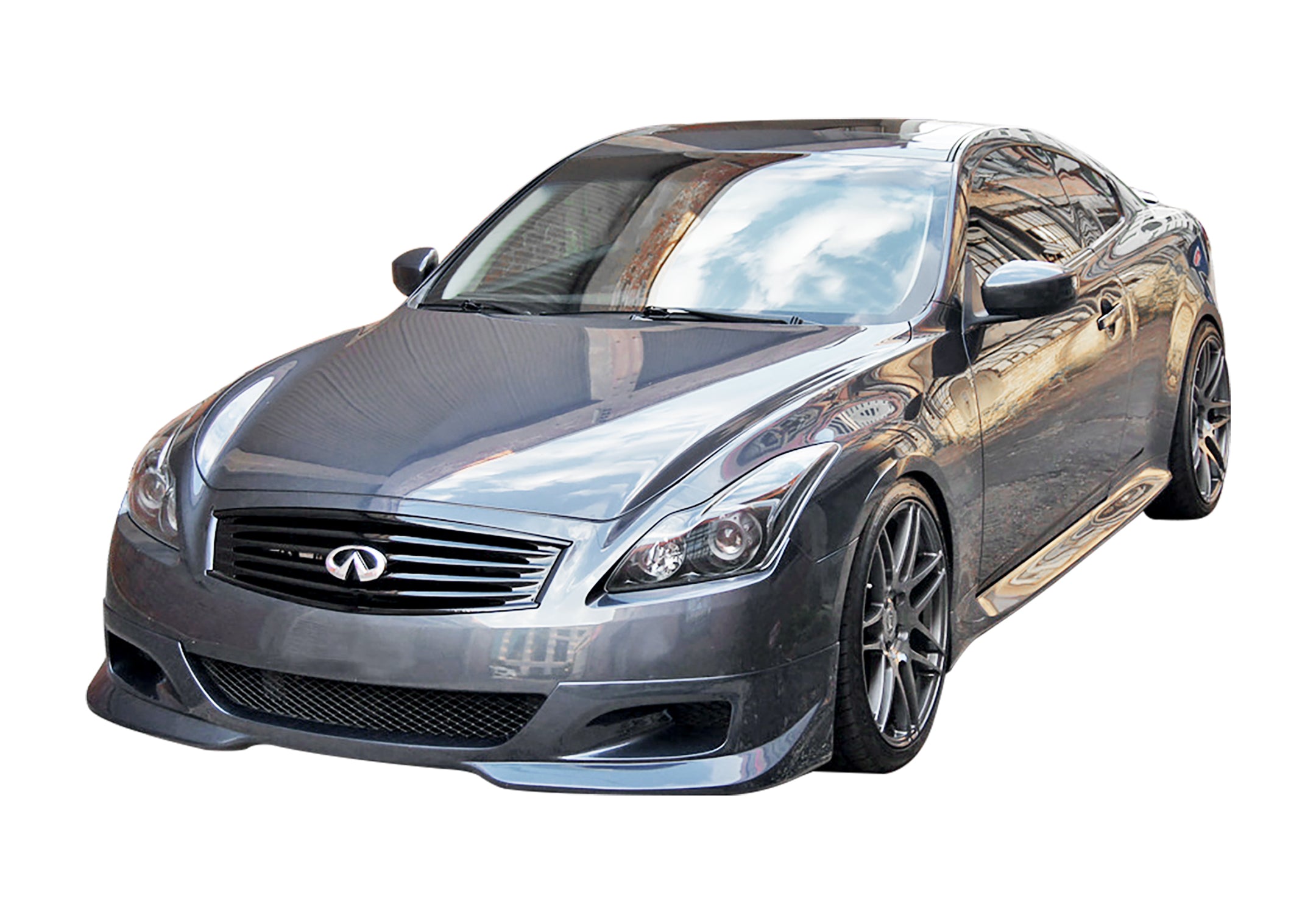 2008-2010 Infiniti G37 Coupe Front Lip Spoiler - KB11922 | Carbon Fiber Style | Enhanced Aerodynamics & Sporty Look | Perfect for Car Enthusiasts & Street Racing