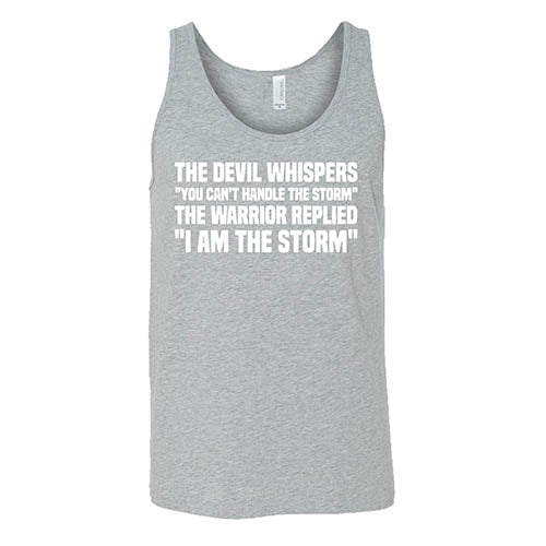 Unisex 'I Am The Storm' Motivational Warrior T-Shirt - Bold Inspirational Quote Tee for Gym, Workout & Everyday Confidence