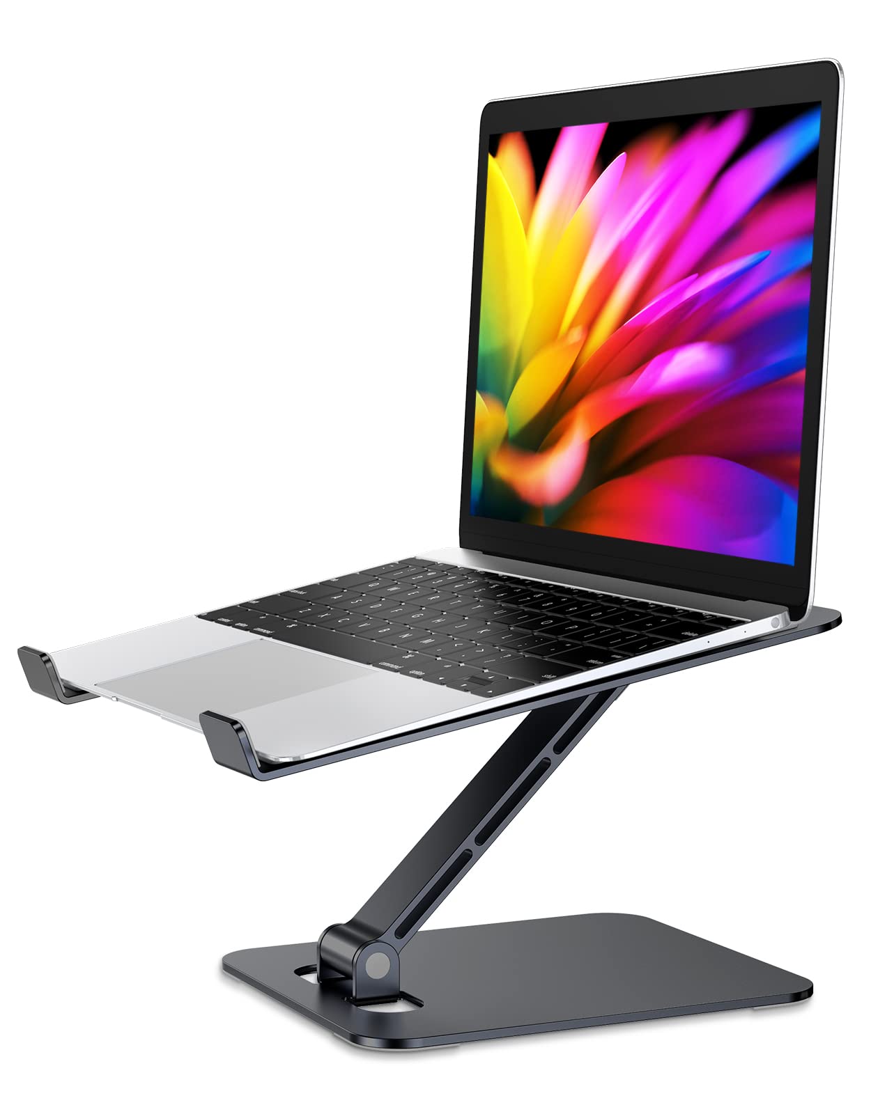 Babacom Laptop Stand - Ergonomic Foldable Adjustable Height Aluminium Alloy Riser for MacBook Air, Pro & 10-16
