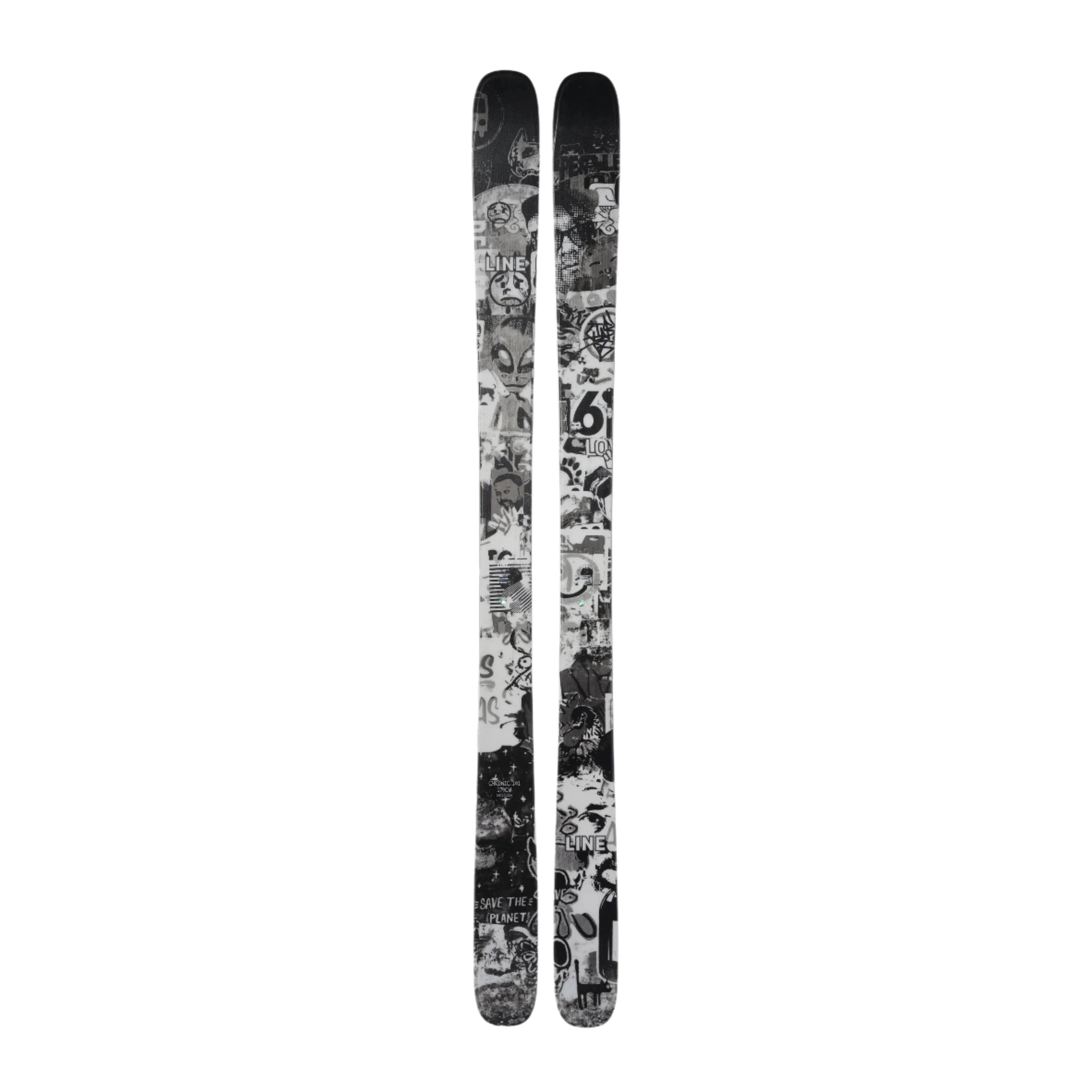 Line Chronic 101 Ski 2025 - Premium Performance Skis for All-Mountain Riding | Perfect for Freestyle, Powder & Park Skiing Adventures