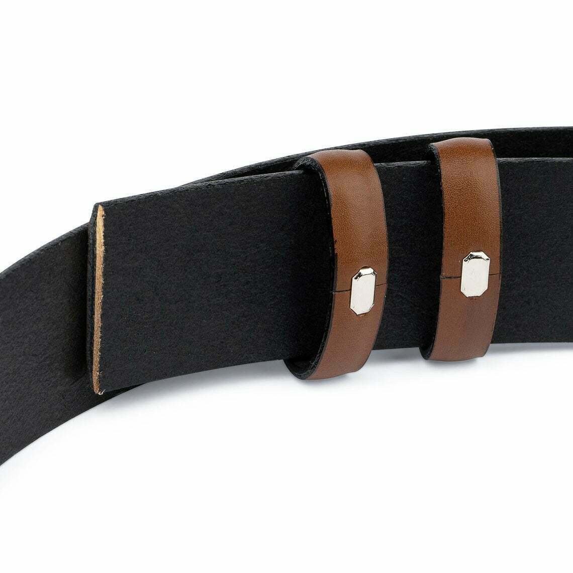 Montblanc 35mm Replacement Leather Belt - Genuine Brown Tan Strap Size 32 for Men | Perfect for Dress Pants, Business Attire & Formal Occasions