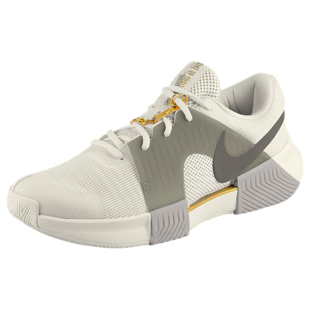 Nike Men's Air Zoom GP Challenge 1 Premium Basketball Shoes - Phantom/Metallic Pewter - High-Performance Court Shoes for Indoor & Outdoor Play