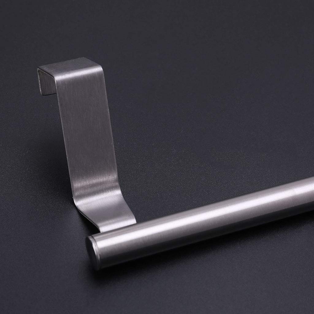 SOFEA Extendable Over Door Towel Rack - Stainless Steel Hanging Holder for Bathroom, Kitchen, Hotel & Cabinet - Space Saving Storage Solution for Towels, Robes & Clothes