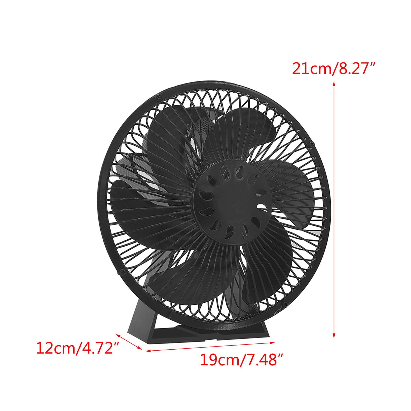 Eco-Friendly Heat Powered Stove Fan for Wood Stoves - No Electricity Needed, Auto-Temperature Adjusting - Perfect for Home Heating, Cabin, RV & Off-Grid Living