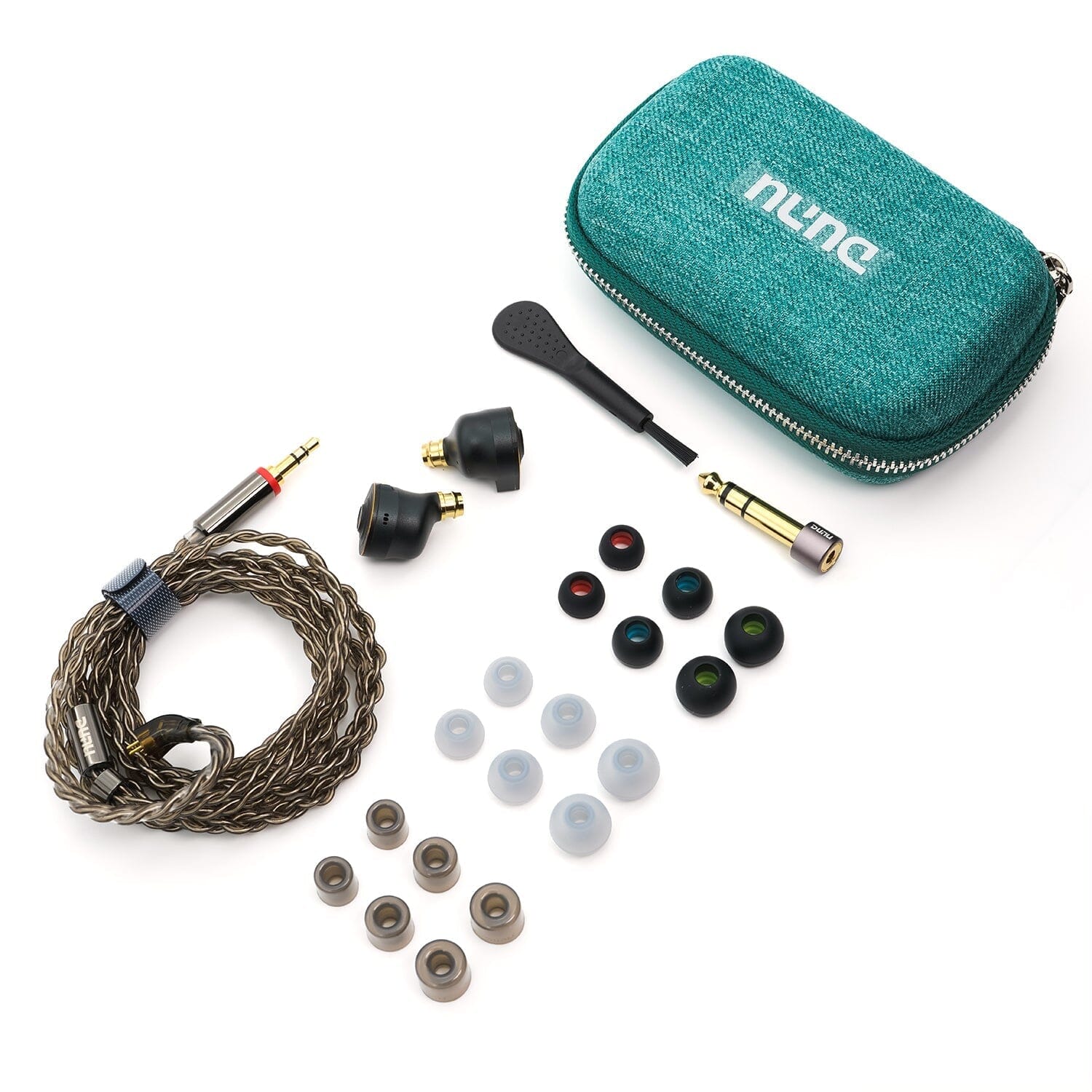 DUNU TALOS Hybrid IEMs with Planar Magnetic & Dual Balanced Armature Drivers - Premium Audiophile Earphones for Music, Gaming & Studio Monitoring
