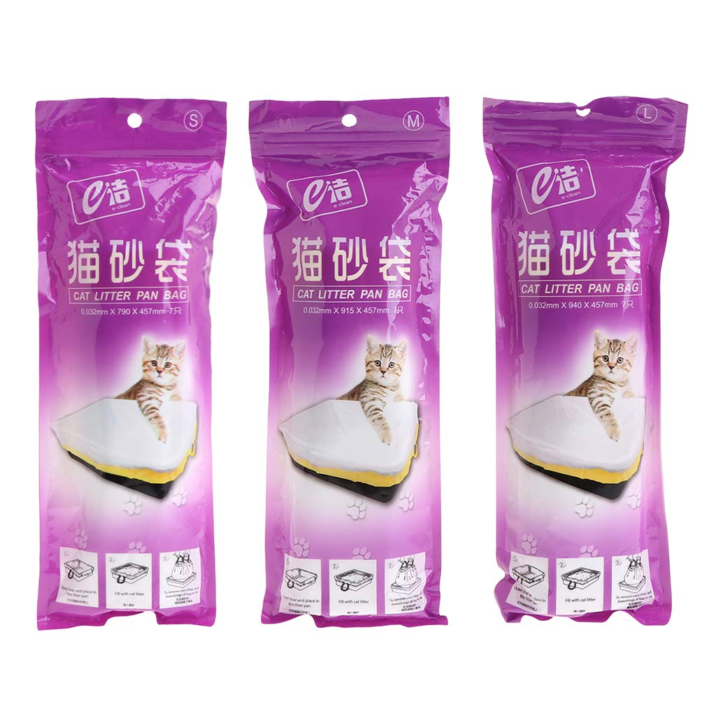 SOFEA Elastic Cat Litter Sand Bags - Premium Hygiene Waste Disposal for Kittens & Cats (S/M/L Sizes) - Perfect for Litter Box Cleaning & Pet Waste Management
