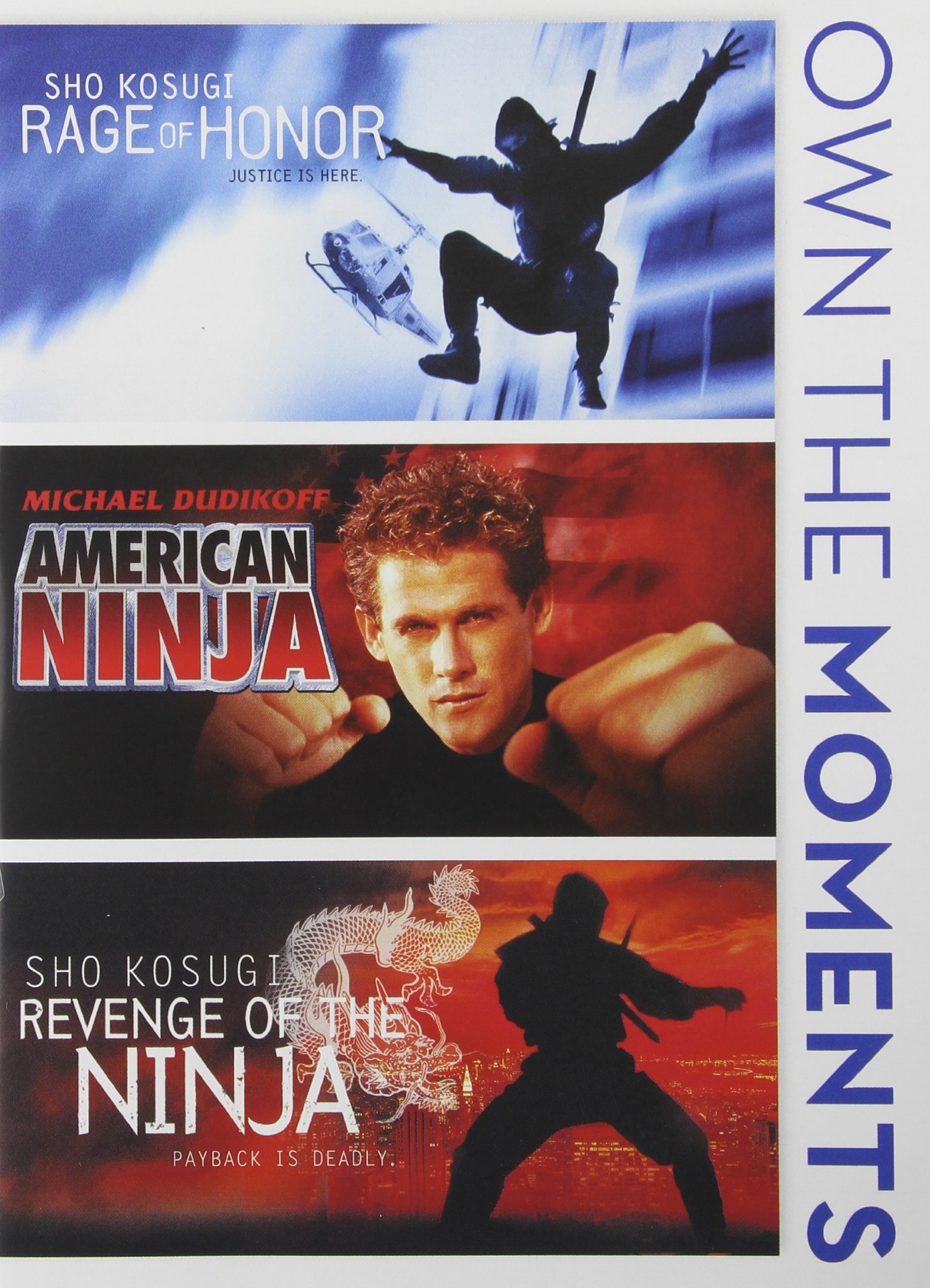Rage of Honor, American Ninja, Revenge of The Ninja - Classic Martial Arts Movies for Action Lovers | Perfect for Movie Nights & Martial Arts Enthusiasts