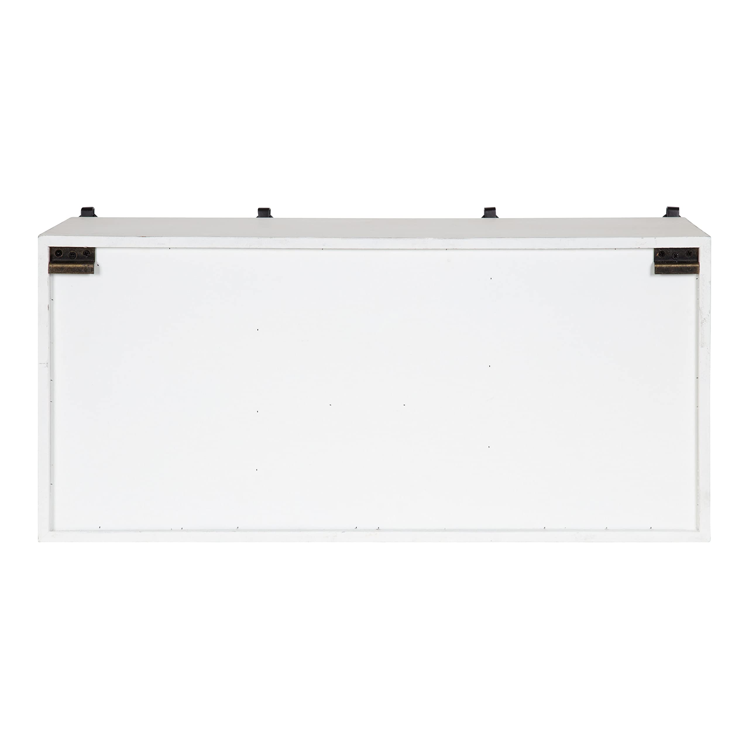 Kate and Laurel Cates Rustic Sliding Door Floating Wall Cabinet - 30