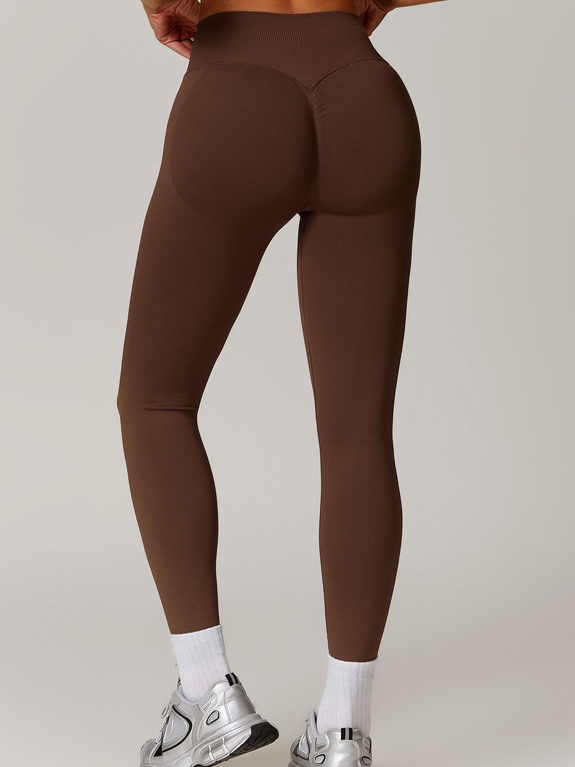 ZASUWA Women's High Waisted Seamless Scrunch Butt Lifting Leggings - Perfect for Yoga, Gym Workouts & Everyday Wear