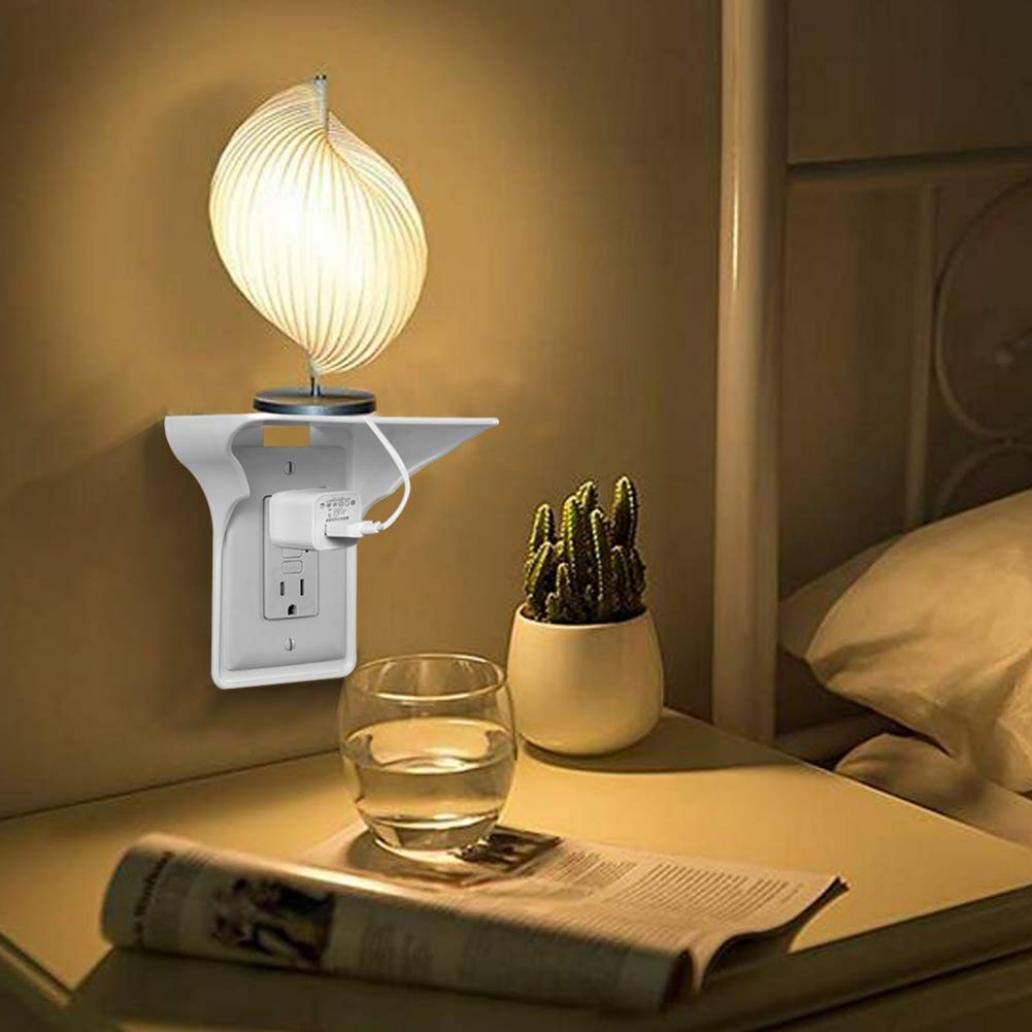 Wall Mount Phone Holder - Kitchen & Bathroom Storage Rack for Home Organization