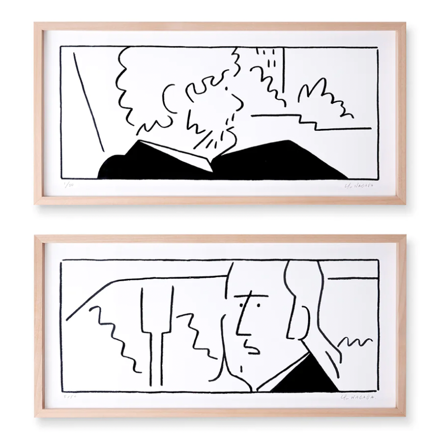 YU NAGABA Vincent & Jules Art Print - Premium Japanese Pop Culture Wall Decor for Home, Office & Anime Fan Gifts