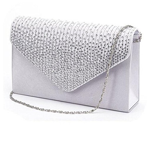 LEKODE Women's Lightweight Satin Crossbody Bag for Daily Use