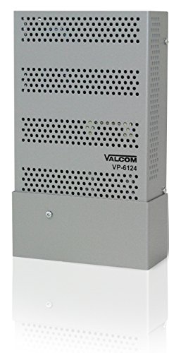 Valcom VP-6124 6-Amp 24V Power Supply Unit - Reliable Backup Power for VoIP Phones, Intercom Systems & Security Cameras