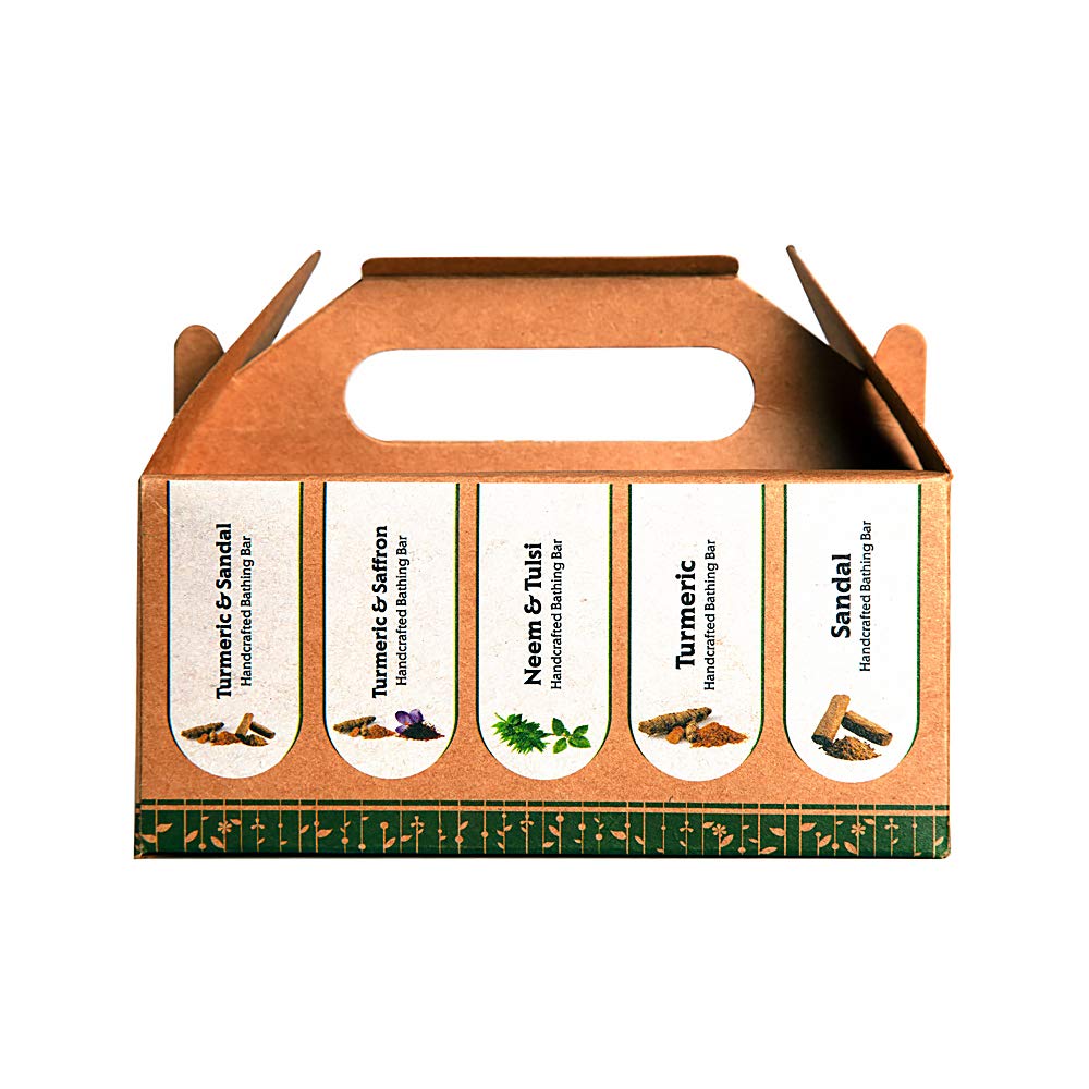 Premium Handmade Green Milk Bath Soap - 5 Natural Varieties (100g Each, Pack of 5) | Organic Skincare for Dry & Sensitive Skin, Gift Set for Spa & Relaxation at Home