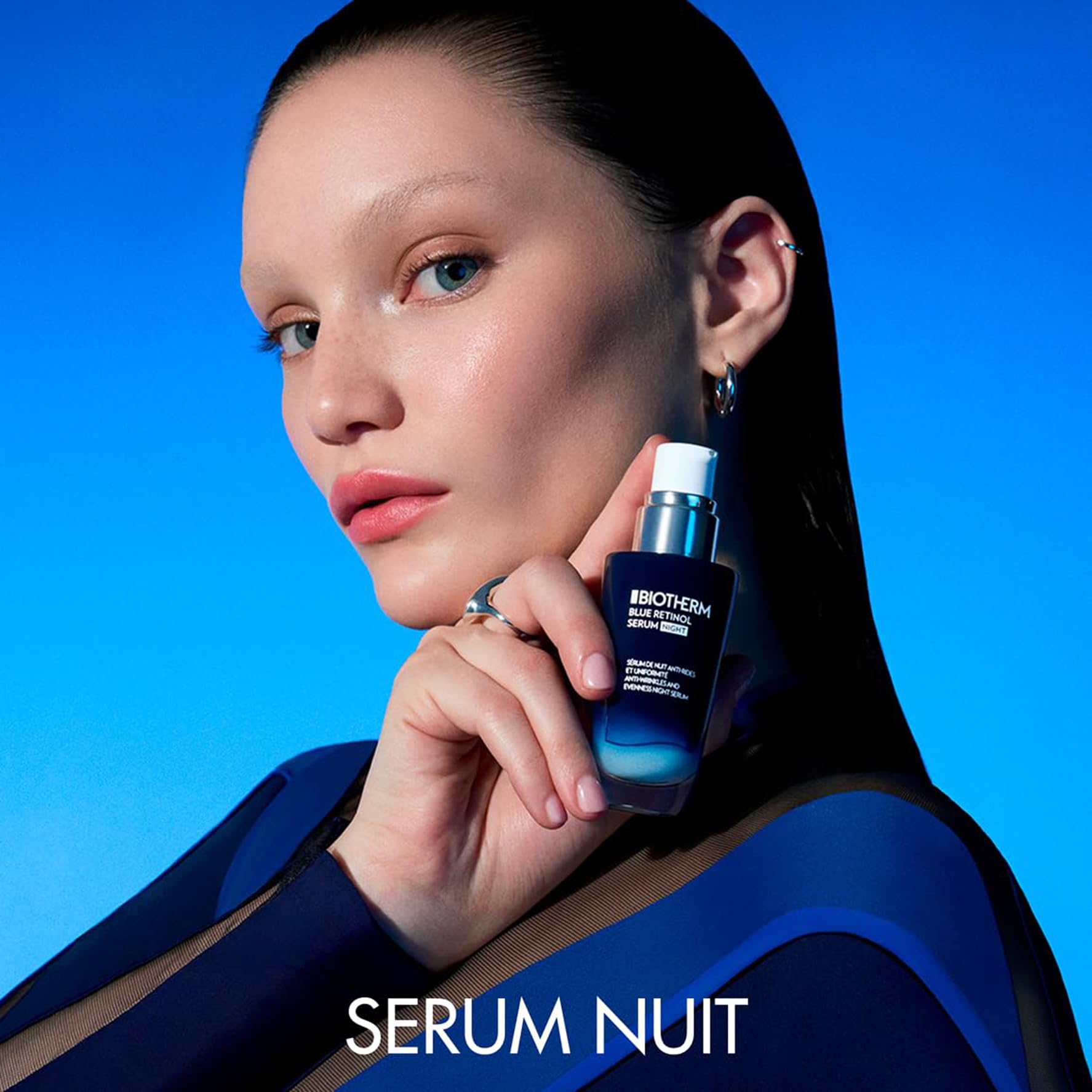Biotherm Blue Retinol Night Serum for Normal to Oily Skin – Anti-Wrinkle & Even Skin Tone with Life Plankton & Retinol – 30ml – Perfect for Nighttime Skincare Routine & Reducing Fine Lines