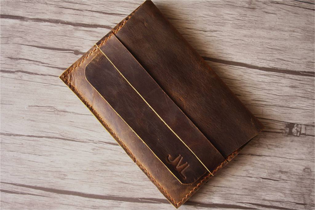 Handmade Genuine Brown Leather Cover Case for Kindle Oasis - Premium Protective Sleeve for Reading, Travel & Daily Use