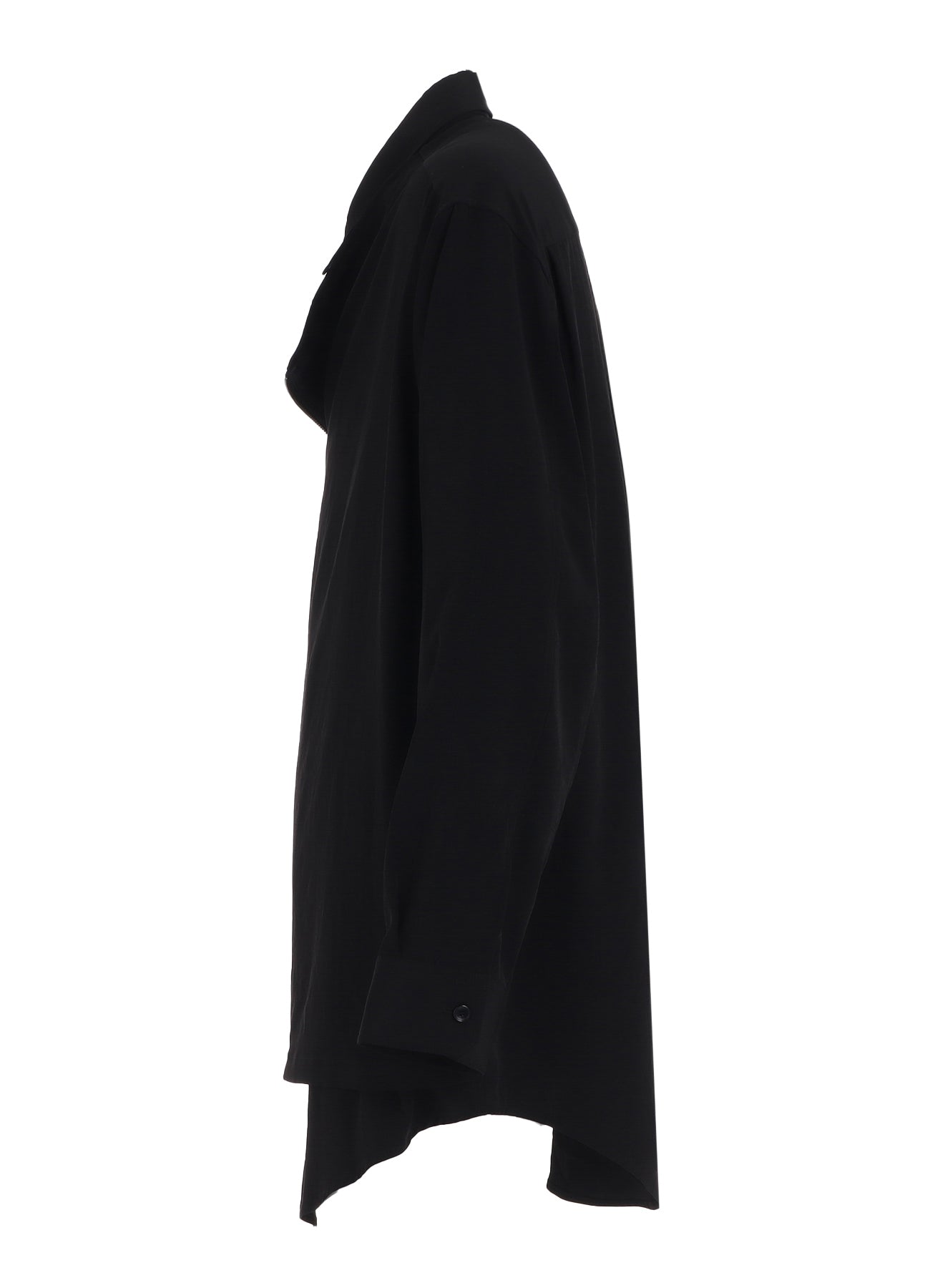 Elegant Crepe de Chine Left Overlapping Shirt for Women - Soft & Flowy Blouse for Office Wear, Casual Outfits & Special Occasions
