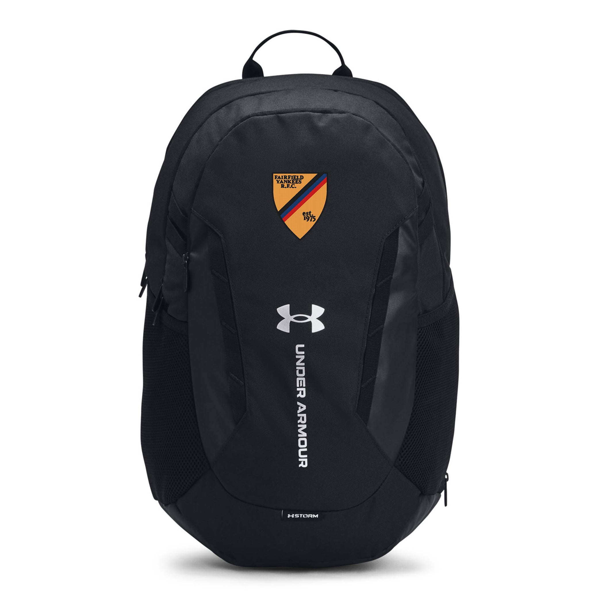 Fairfield Yankees RFC UA Hustle 6.0 Backpack - Durable College Sports Bag for Rugby, Football & Training - Perfect for Gym, School & Travel Accessories