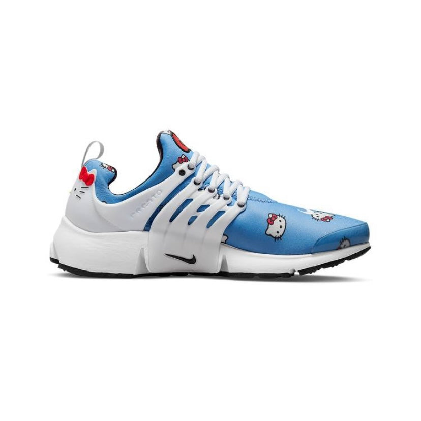 Nike Air Presto QS Hello Kitty Sneakers - University Blue, Black & White - Comfortable Running Shoes for Women & Girls - Perfect for Casual Wear, Gym & Street Style
