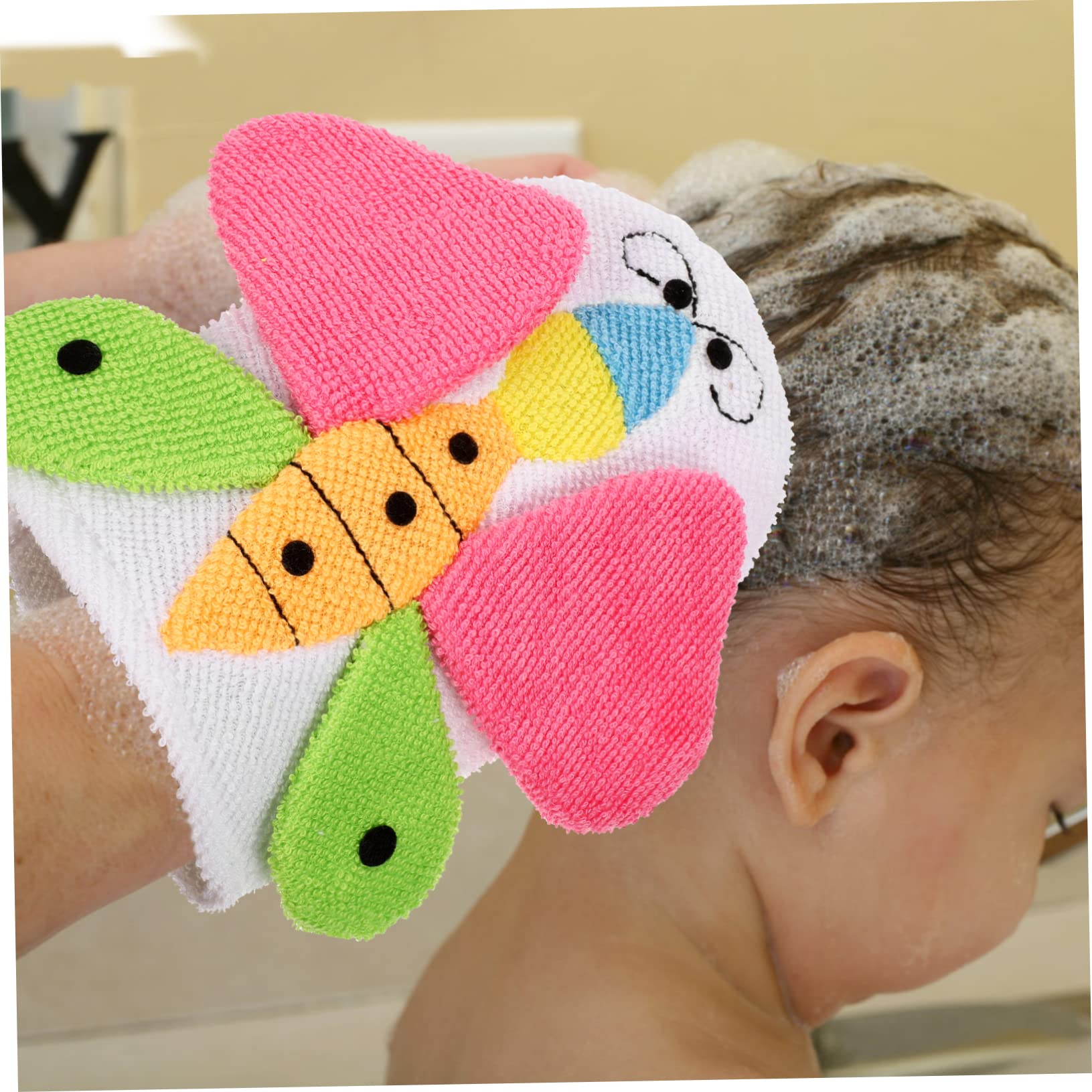 Totority 20-Pack Exfoliating Scrub Gloves - Soft Bath Towel & Washcloth for Deep Cleaning, Reusable Cotton Blend for Shower, Spa, and Household Cleaning