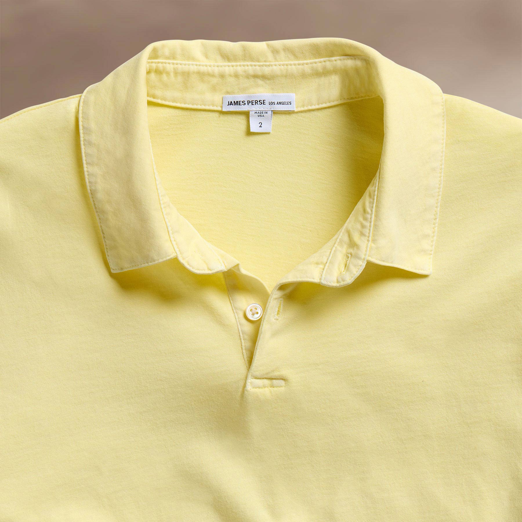 Premium Sueded Jersey Polo Shirt for Men - Soft & Comfortable Yellow Cake Pigment Casual Wear - Perfect for Office, Golf & Weekend Outings
