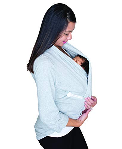 Soft Mommy Wrap Baby Carrier - Comfortable & Adjustable Baby Shower Gift for New Moms | Soothing Cardigan for Colicky Babies (Small Size) | Perfect for Breastfeeding, Bonding & On-the-Go Parenting