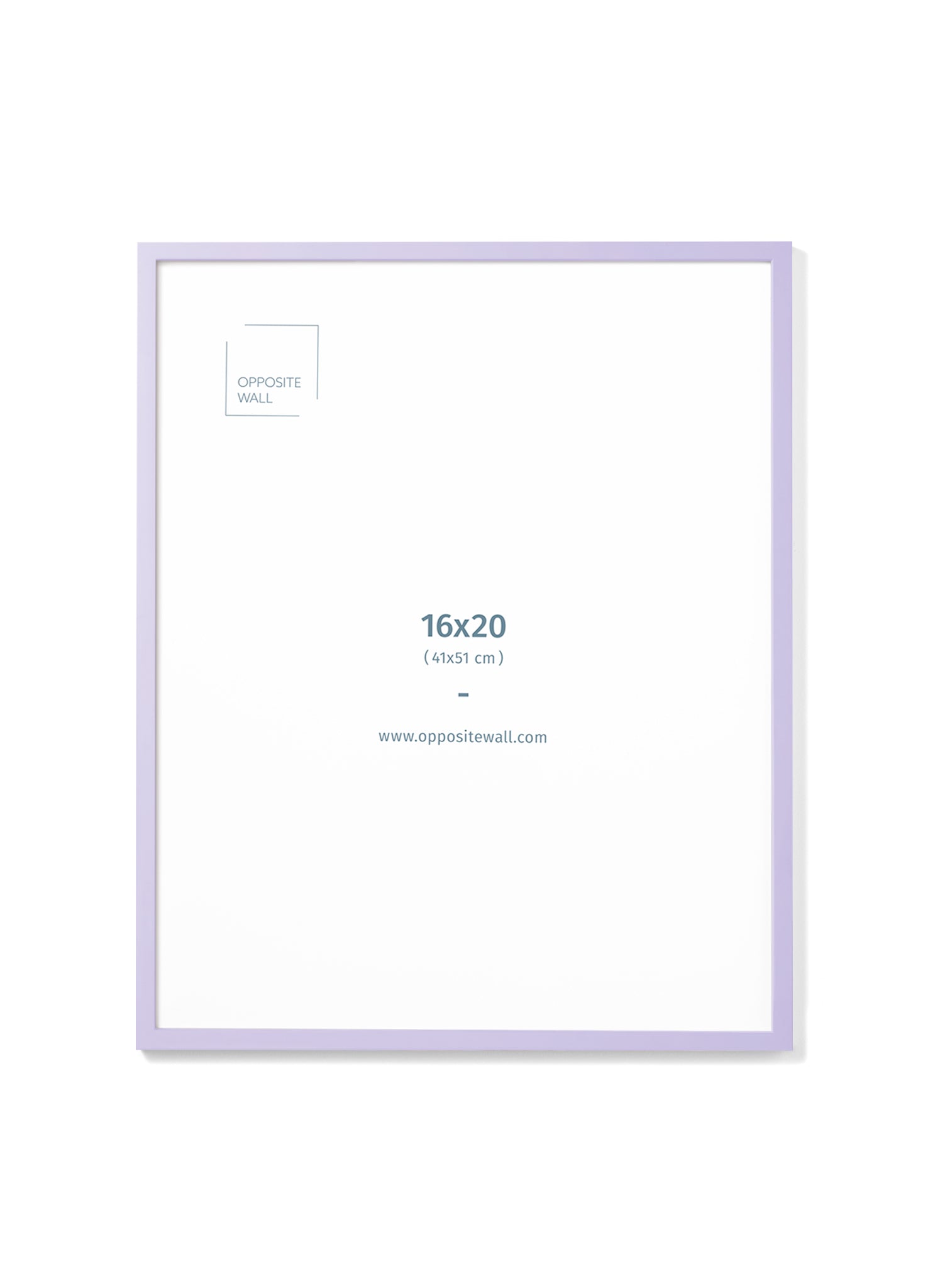16x20 Inch Lilac Wood Picture Frame (41x51 cm) - Elegant Wall Decor for Photos, Artwork & Home Office Display