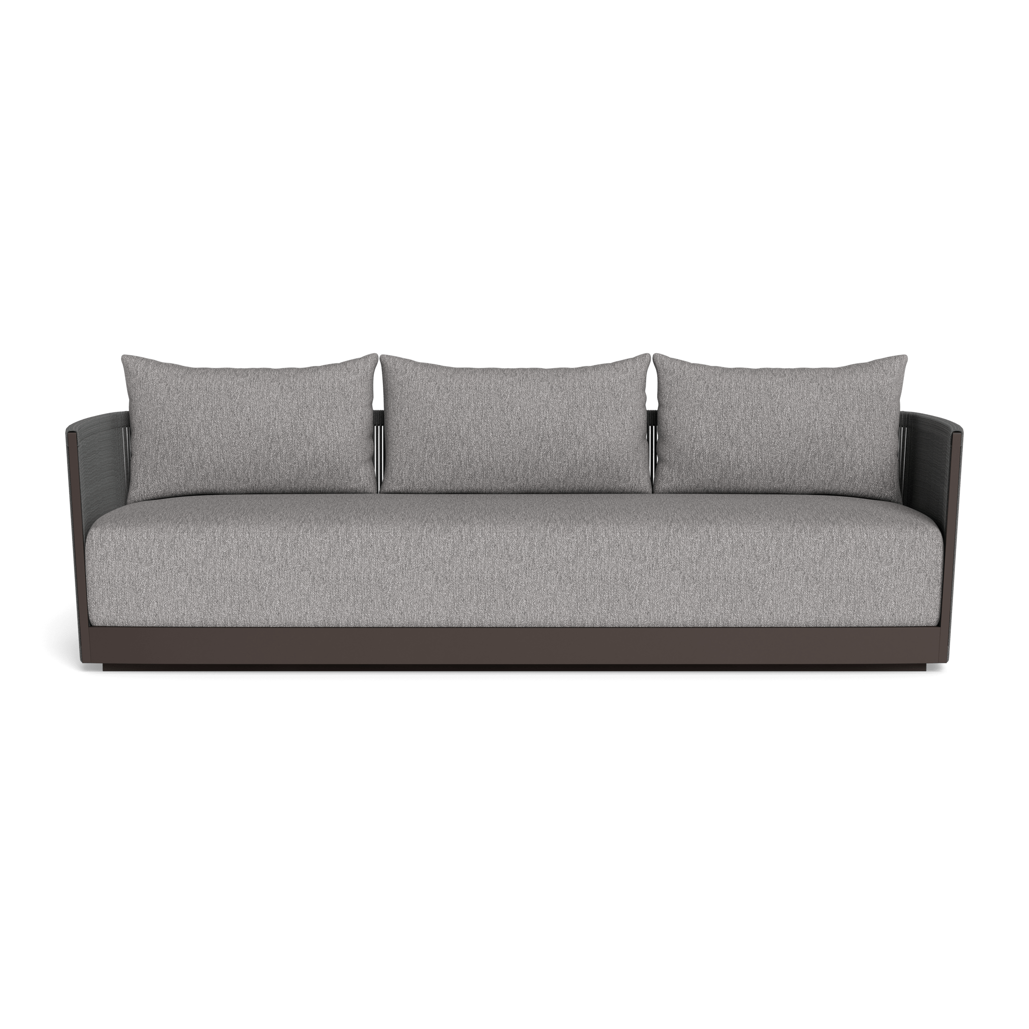 Antigua 3-Seat Sofa - Modern Fabric Living Room Couch for Small Spaces, Home & Office Use - Perfect for Lounging, Entertaining, and Relaxing