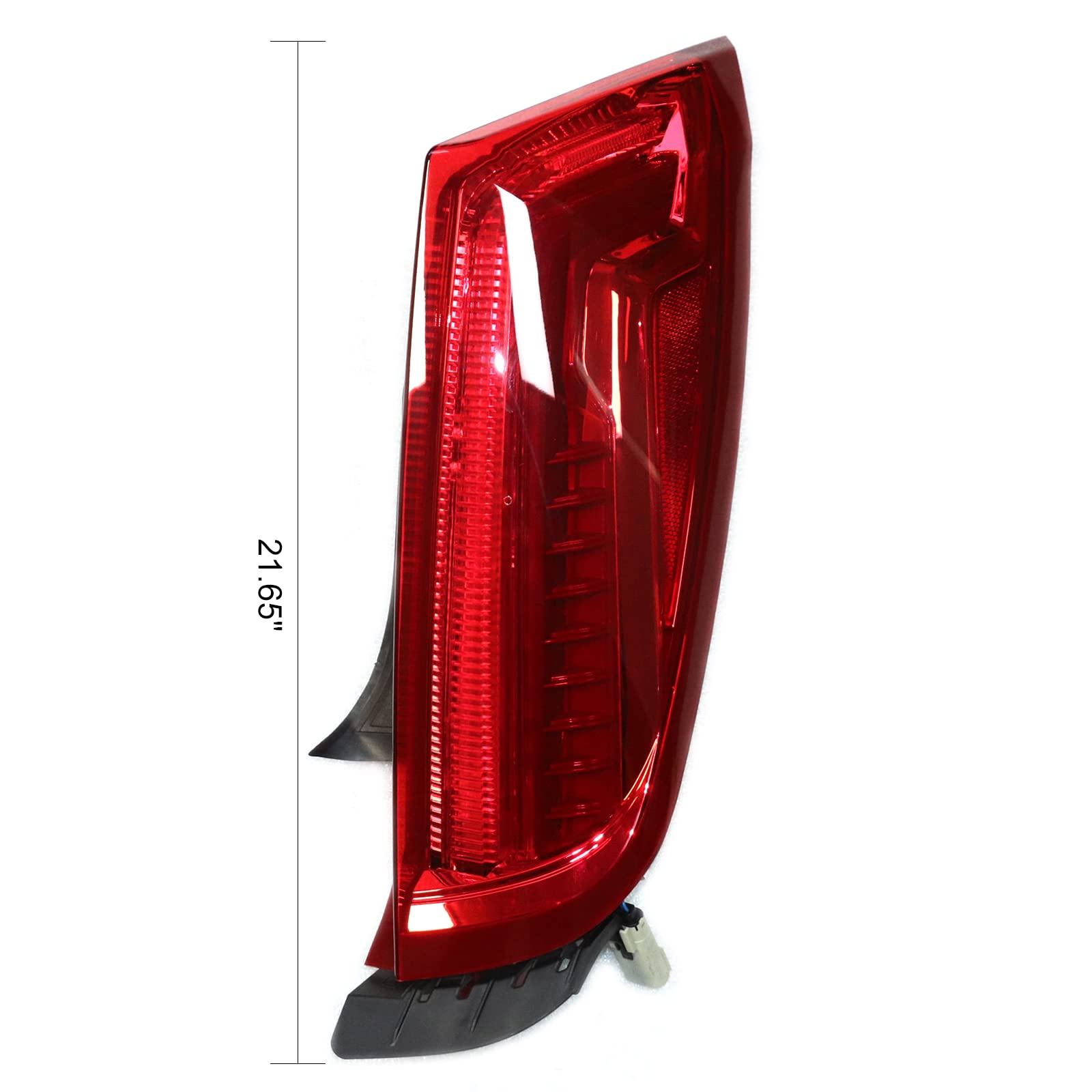 LED Tail Lights Assembly for 2013-2017 Cadillac XTS - Red Rear Brake Outer Lamps (Passenger Side) - Durable & Waterproof Replacement for Enhanced Night Visibility & Safety Driving