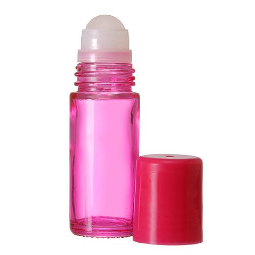 30ml Glass Roll On Bottles with Plastic Roller & Pipettes - 72 Pack Pink for Essential Oils, Aromatherapy, Perfume & Cologne - Perfect for DIY Beauty Products, Travel Size Bottles & Home Spa Treatments